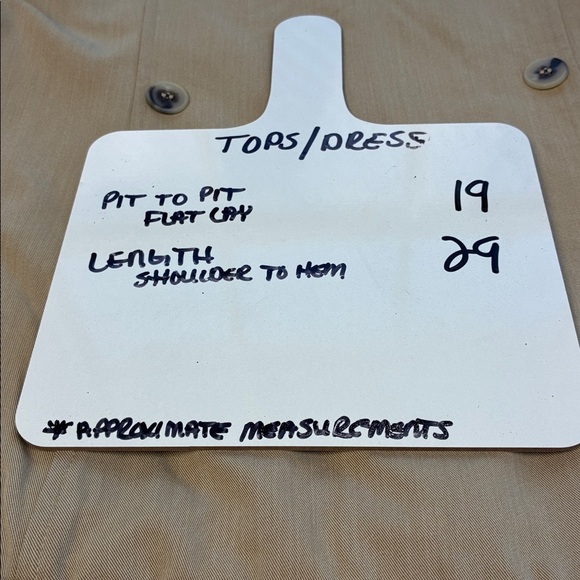 Maeve Strapless Pleated Trench Dress L Beige Mini Stretch Anthropologie NEW - Picture 4 of 11